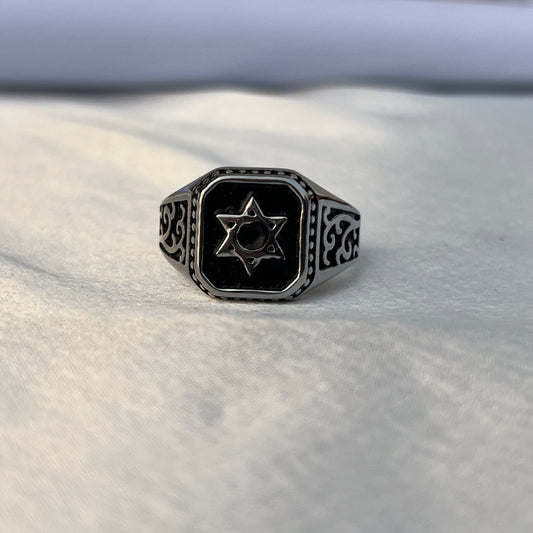 Star Cross Unisex Ring